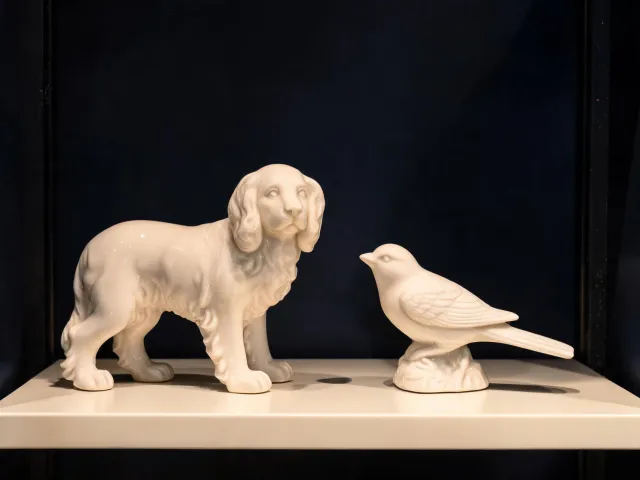Porcelain animal collectible